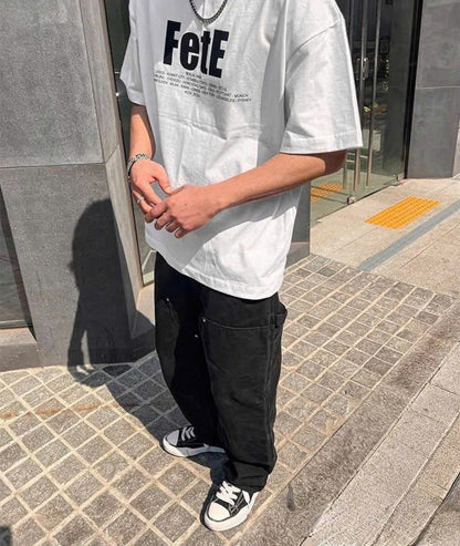 2-Knee Straight Cargo Pants