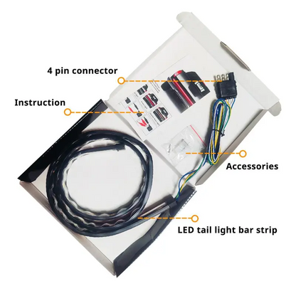 Fishbone Shaped LED Tailgate Light Bar